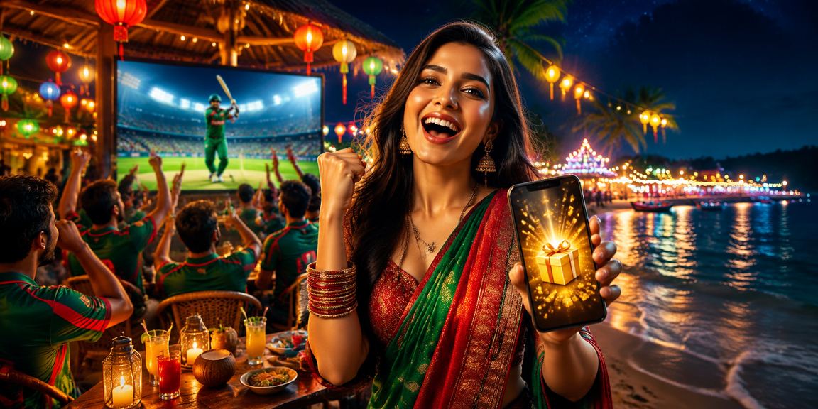 সেন্ট মার্টিনে ক্রিকেট বেটিং খেলা পহেলা বৈশাখ আনন্দ